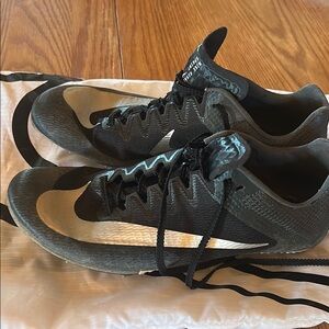 Nike Black and White Track Spikes